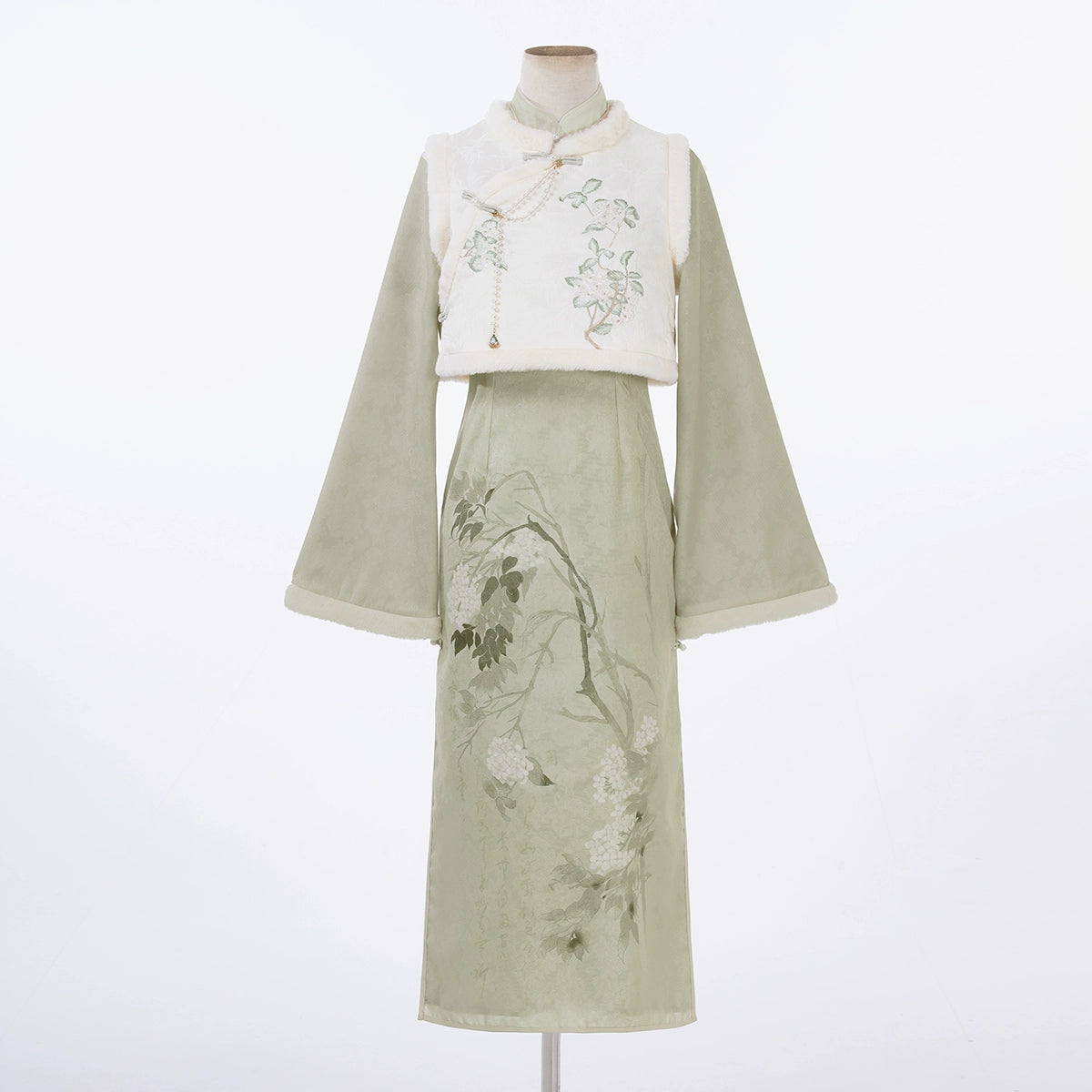 Neverland Series Han Elements Modern Hanfu White Apples