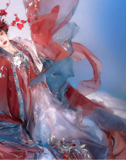 Ethereal Dreamscape Series Supreme Hanfu-Crimple