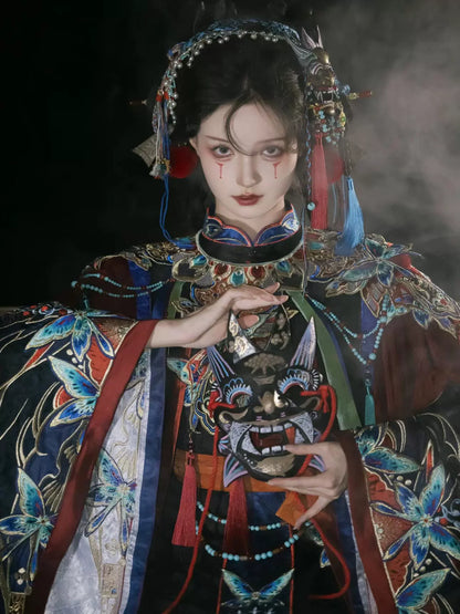 Cloud-Kissing Nature Series Nuo Opera Ming Hanfu