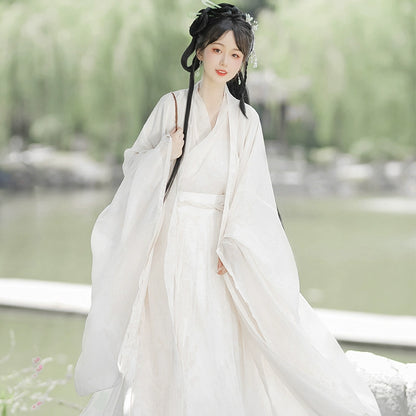 Original Shenming Girl Hanfu Women's Wei and Jin Style Wide Sleeve Flowing Fairy Skirt