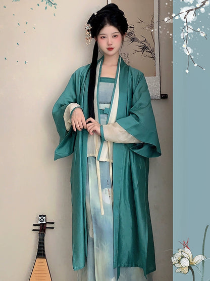 Lookbook Series Summer Autumn Hanfu Painted Fan