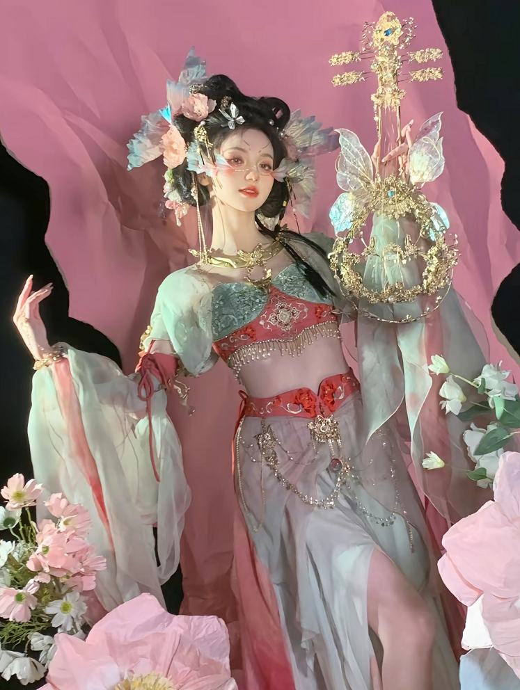 Oriental Aesthetics Series Butterfly Goddess Dancing Hanfu Dress