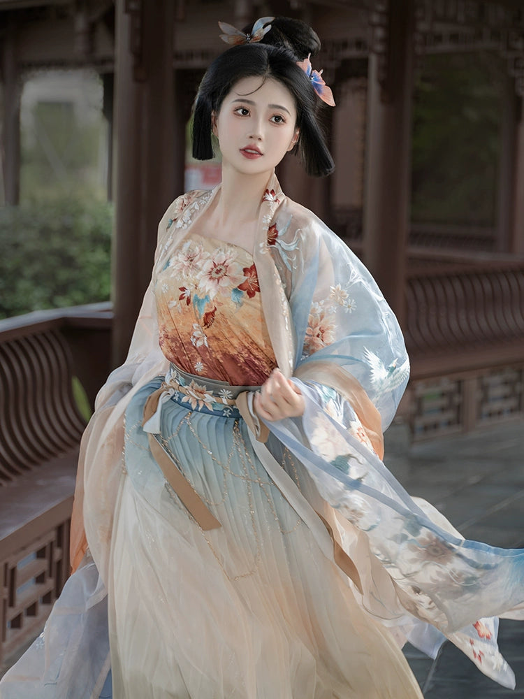 Ethereal Dreamscape Series Supreme Hanfu-Pheasant Sun