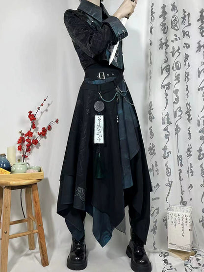 Flower Poetry Unisex Hanfu Whispering Strings