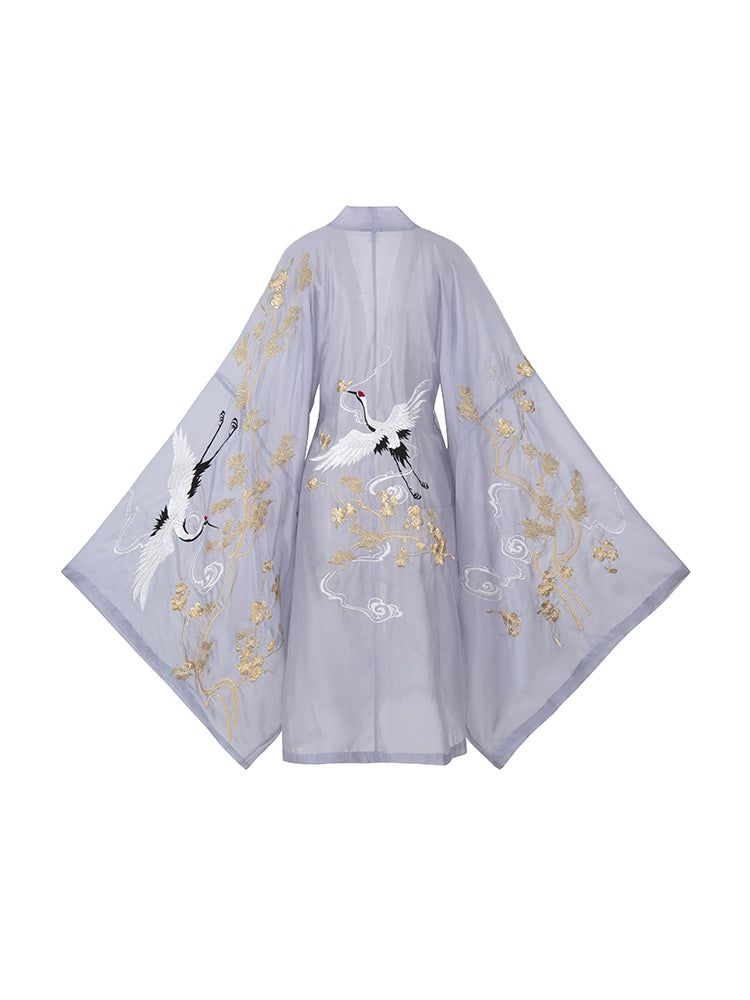 Hua Shen Ji : Pollination Cloud Skirt-Large Sleeve Shirt