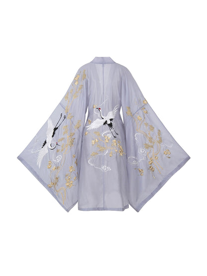 Hua Shen Ji : Pollination Cloud Skirt-Large Sleeve Shirt