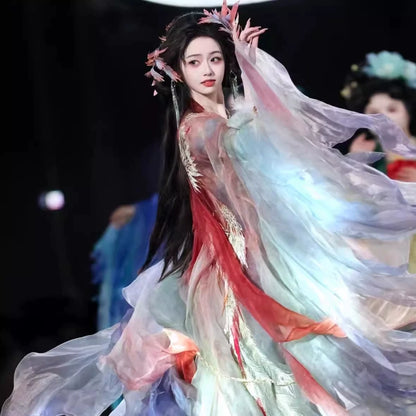 Oriental Aesthetics Series Sacred Fowl Hezi Hanfu Dress
