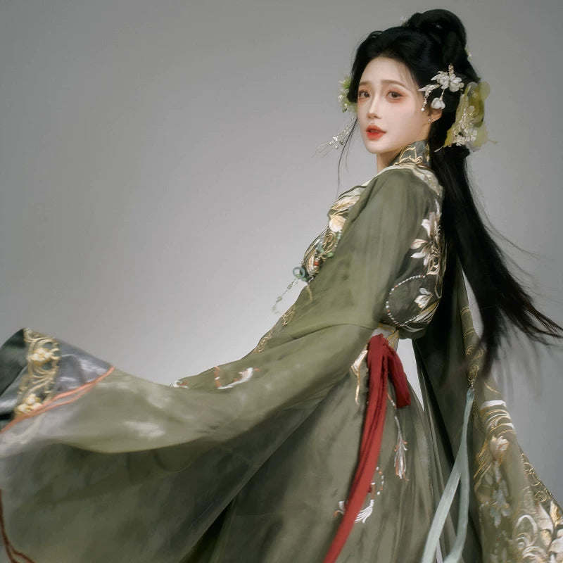 Ethereal Dreamscape Series Supreme Hanfu-Blue Orchid Empty Valley