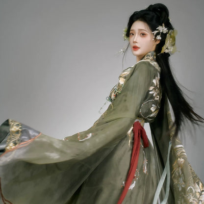 Ethereal Dreamscape Series Supreme Hanfu-Blue Orchid Empty Valley