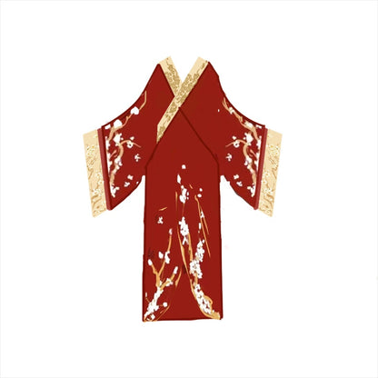 Twelve Flower Goddesses Series Plum Hanfu Dress