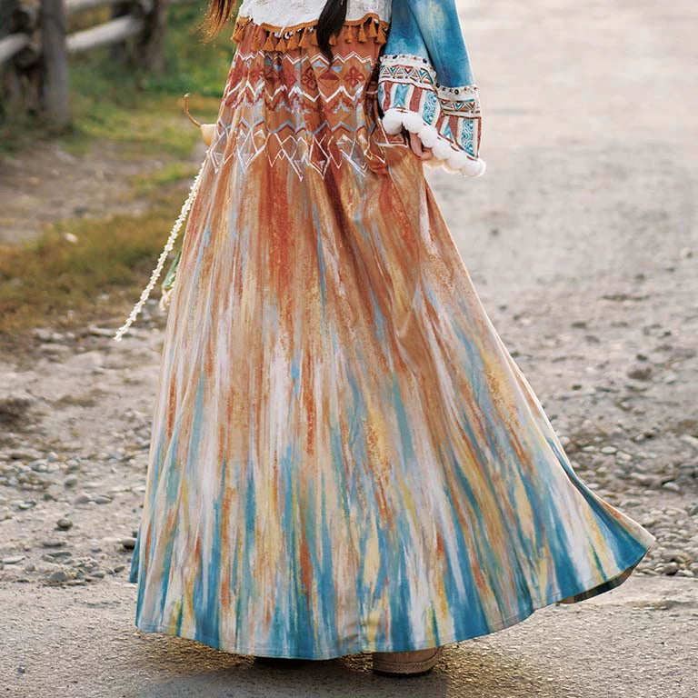 Lookbook Series Ethnic Autumn Hanfu Snow Plains Pray