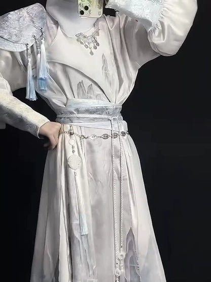 Lookbook Series Flower Poetry Unisex Boy Hanfu