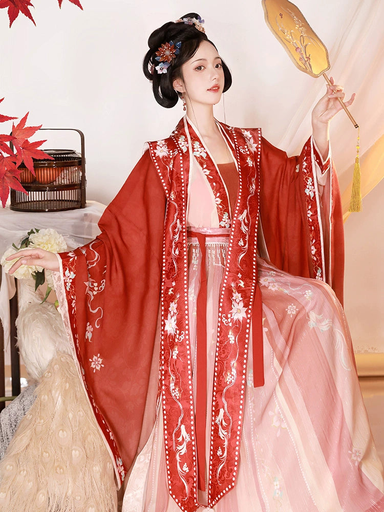 LOOKBOOK SERIES Song Dynasty Red Yellow Hanfu