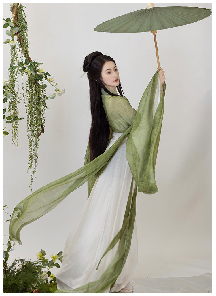 Wei and Jin Dynasties 烟雨 bapo Daxiuru Skirt Hanfu Dress