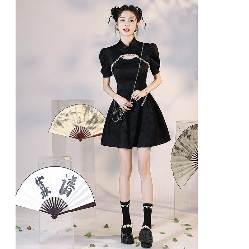 New Chinese Style Cheongsam Qipao Girlish Dressy Casual 50