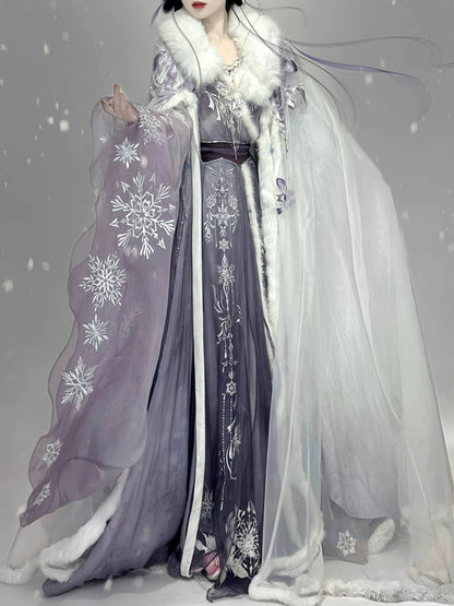 Ethereal Dreamscape Series Supreme Hanfu-Winter Nymph