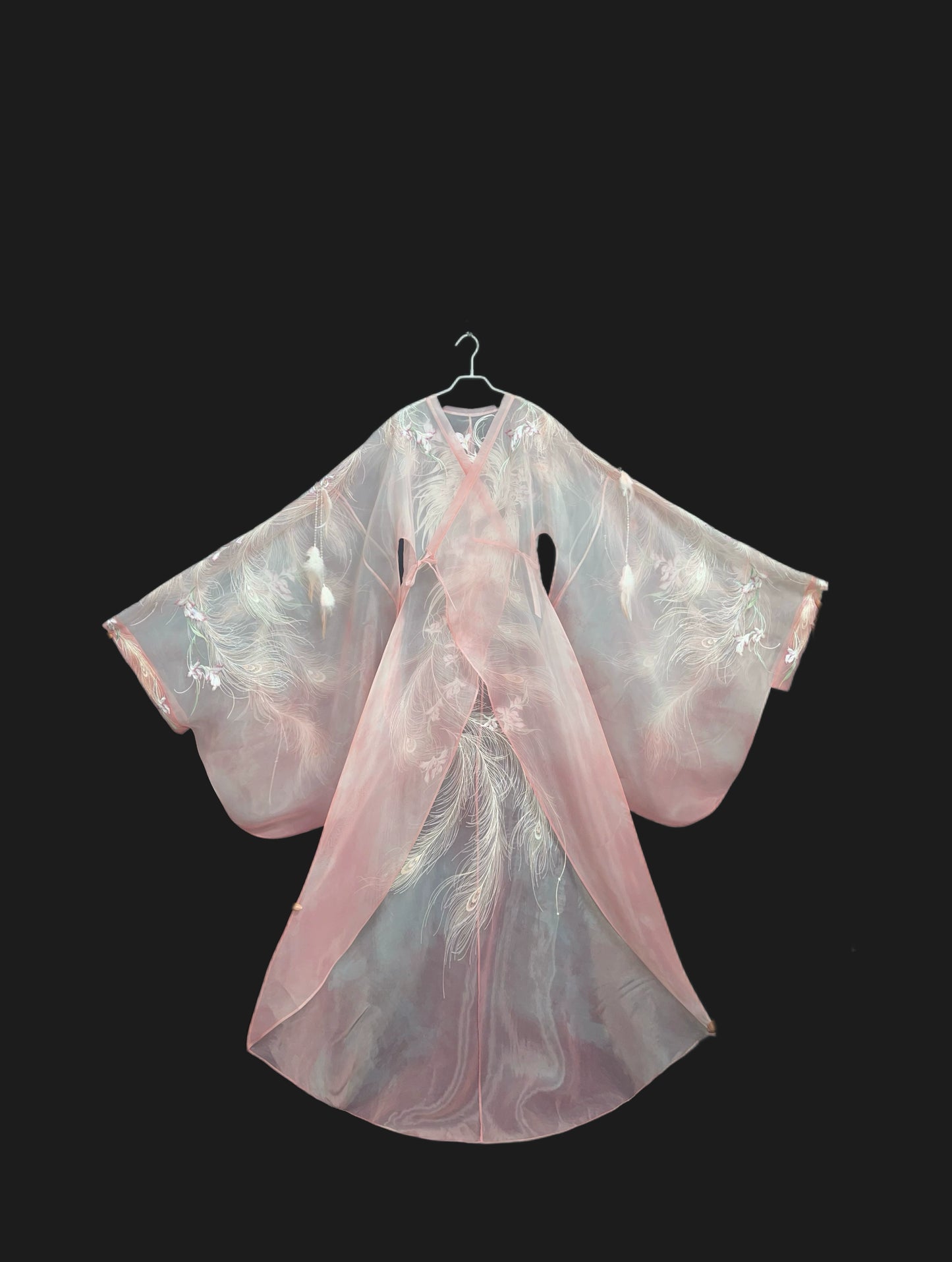 Haute Couture Series Woven Fabric Embroidered Hanfu Qing Huan Rubythornix Han