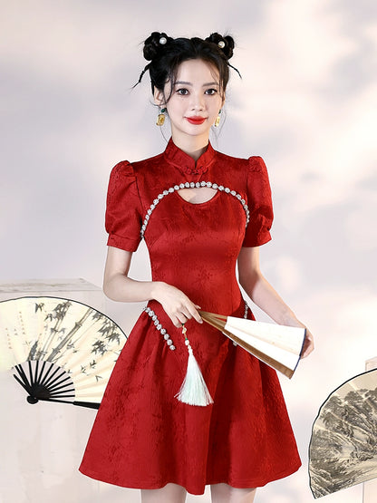 New Chinese Style Cheongsam Qipao Girlish Dressy Casual 50