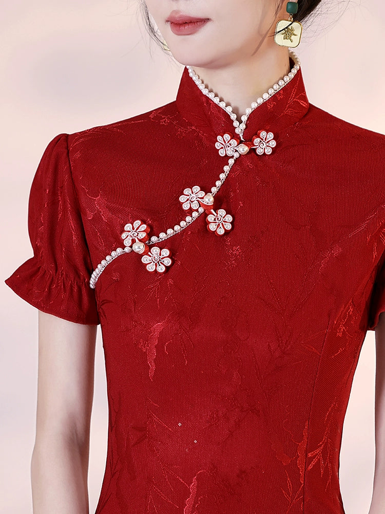 New Chinese Style Cheongsam Qipao Girlish Dressy Casual 31