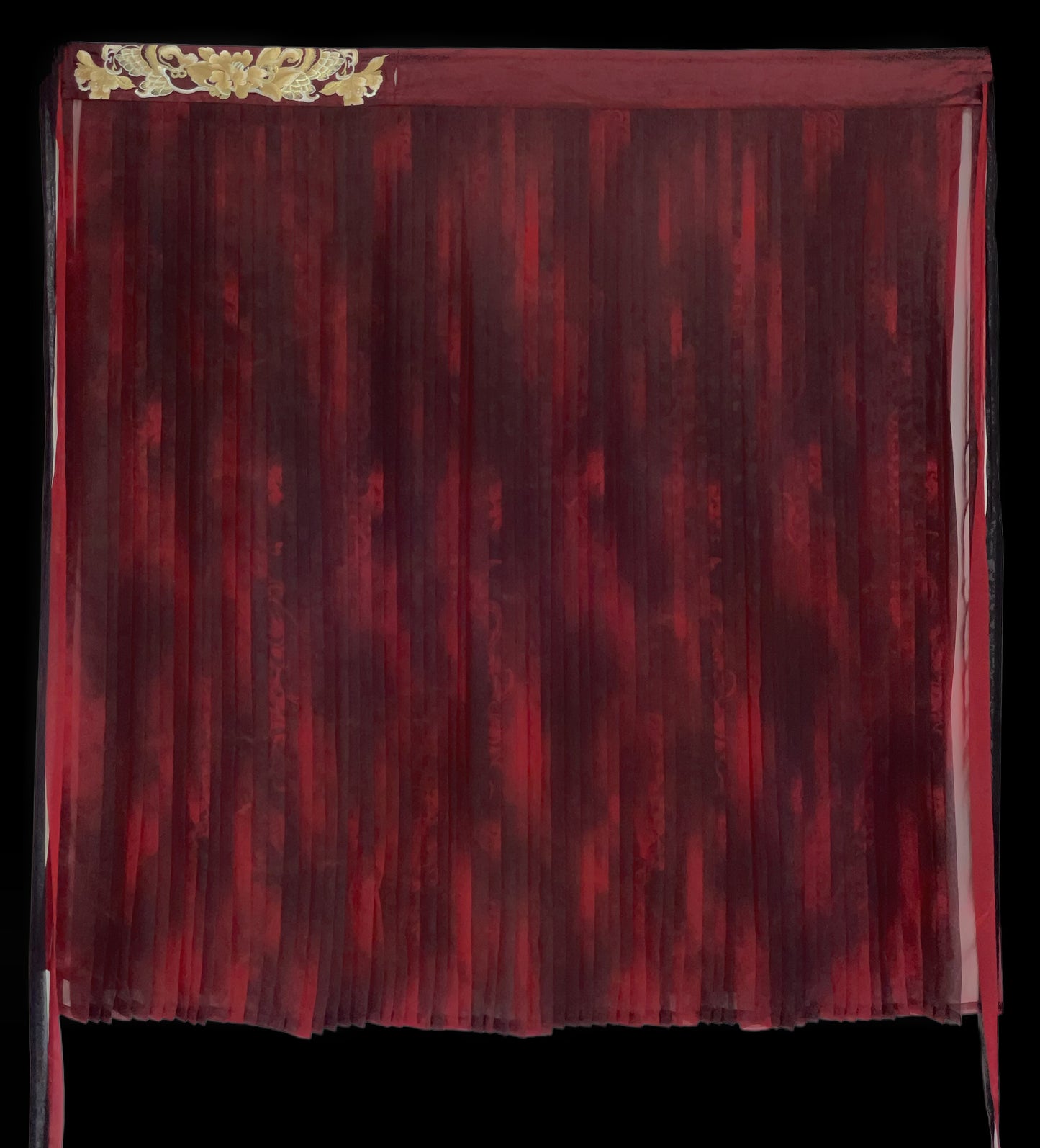 Haute Couture Series Woven Fabric Embroidered Hanfu Qing Huan Meet Dragon Qin