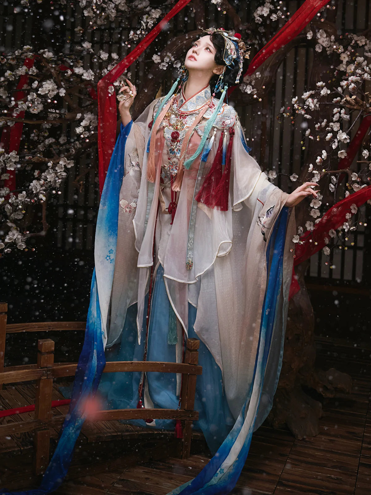 Cloud-Kissing Nature Series Metamorphosis Butterfly Ming Hanfu