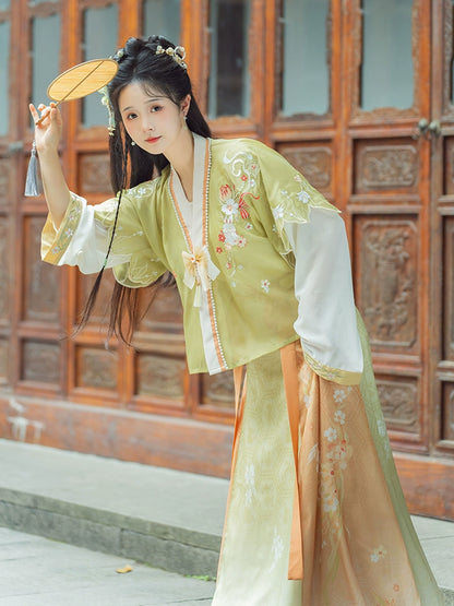 LOOKBOOK SERIES Tang Dynasty Waist-Length Skirt Suit