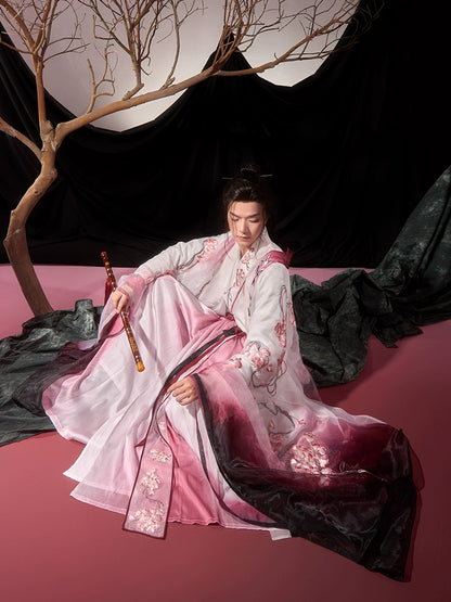 Ethereal Dreamscape Series Supreme Hanfu-Crimson Beauty