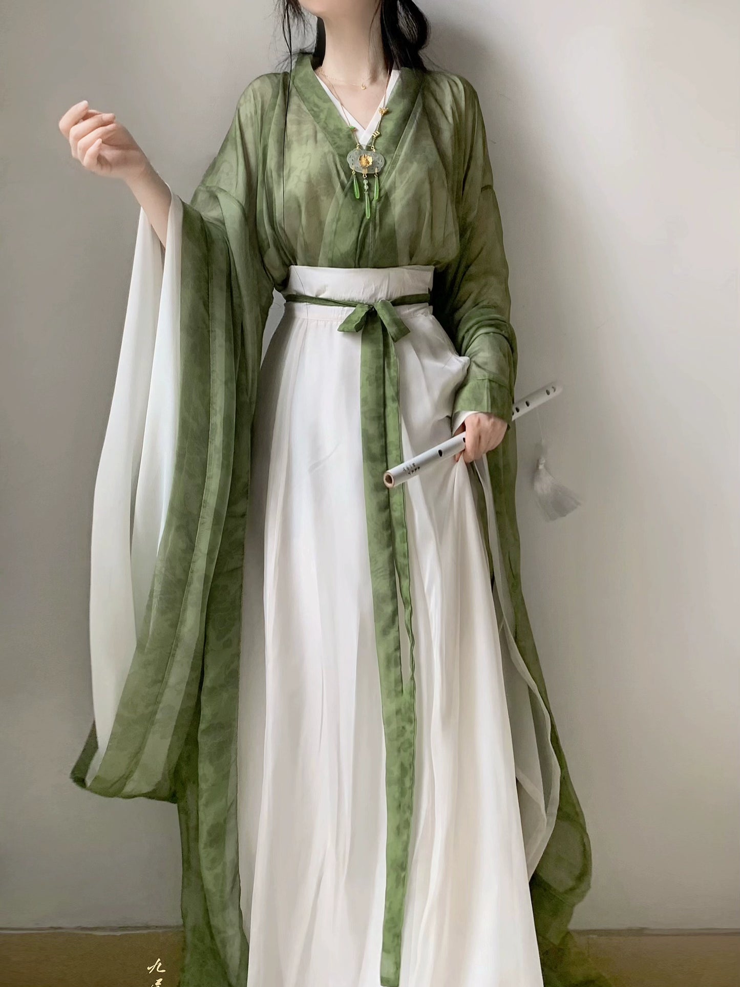 Wei and Jin Dynasties 烟雨 bapo Daxiuru Skirt Hanfu Dress