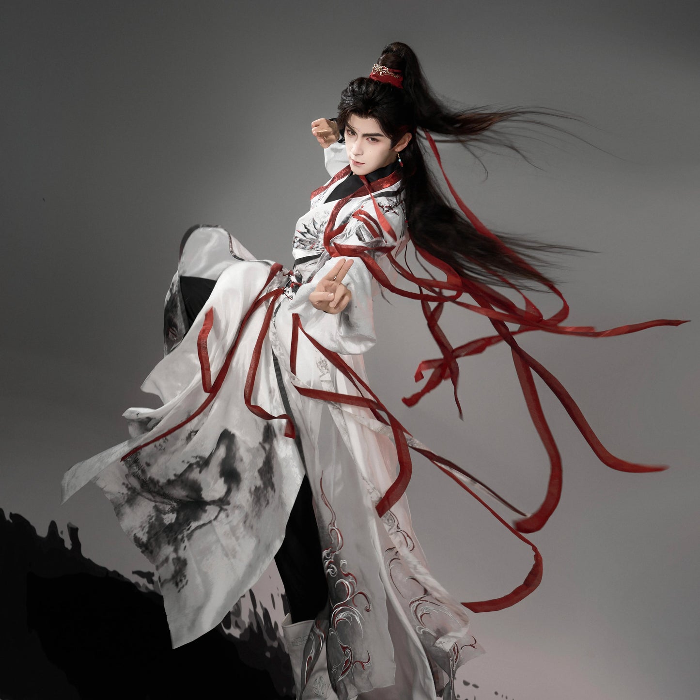Ethereal Dreamscape Series Supreme Hanfu-Crane Clouds