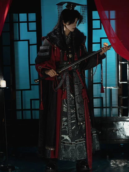 Flower Poetry Man Hanfu Divine Guardian