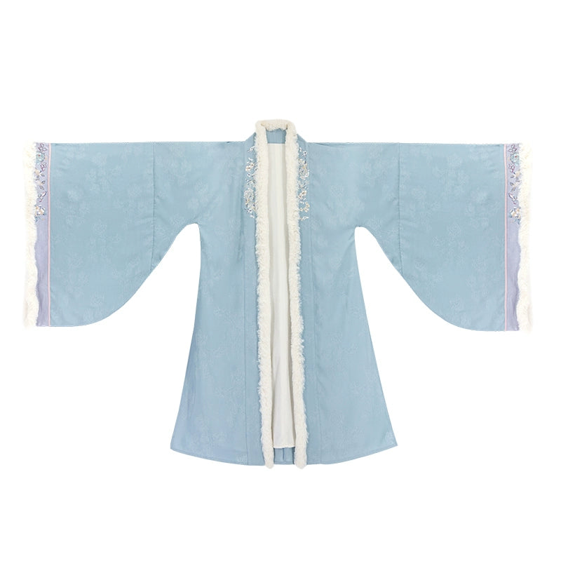 Mountain-View Qiao Series New Chinese Hanfu Snow lily