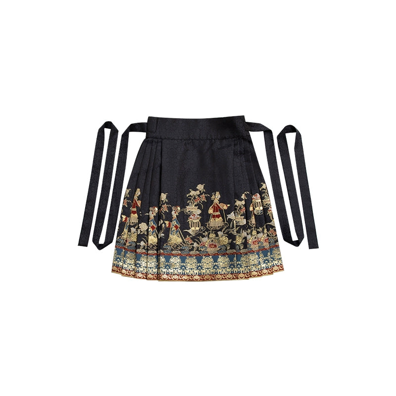 Lookbook Series Ming Dynasty 30+ Multi-Color Horse-Faced Skirt