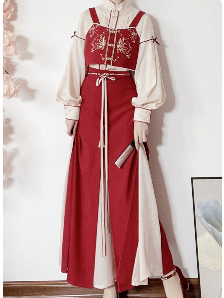 Flower Poetry Dream Butterfly Sheng Chinese Elements Daily Hanfu