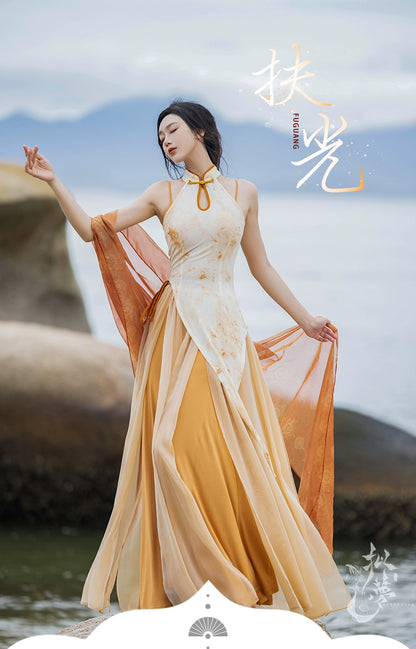 Lookbook Series Dreams Irregular Modified Cheongsam