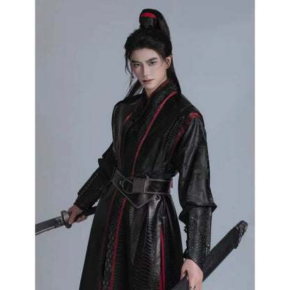 Male & Unisex Series Hanfu Dark Night Red Shadow