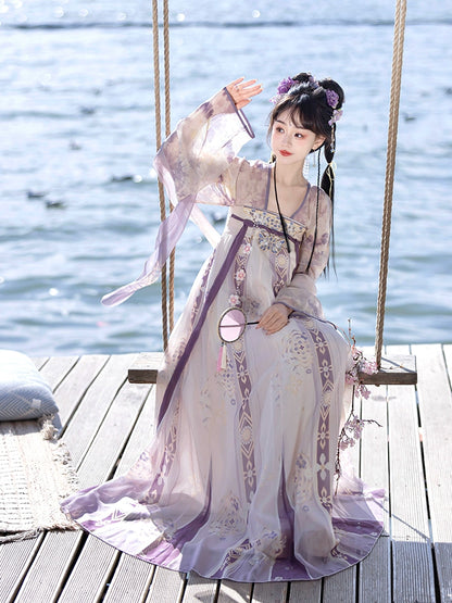 LOOKBOOK SERIES Tang Dynasty Long-Sleeved Shirt Hanfu