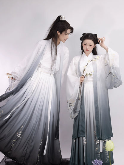 Wei Jin Hanfu Unisex Men Couple Spouse