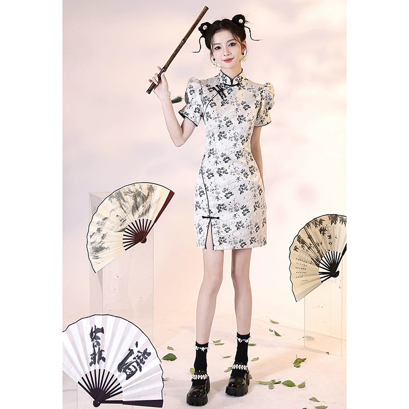 New Chinese Style Cheongsam Qipao Girlish Dressy Casual 26