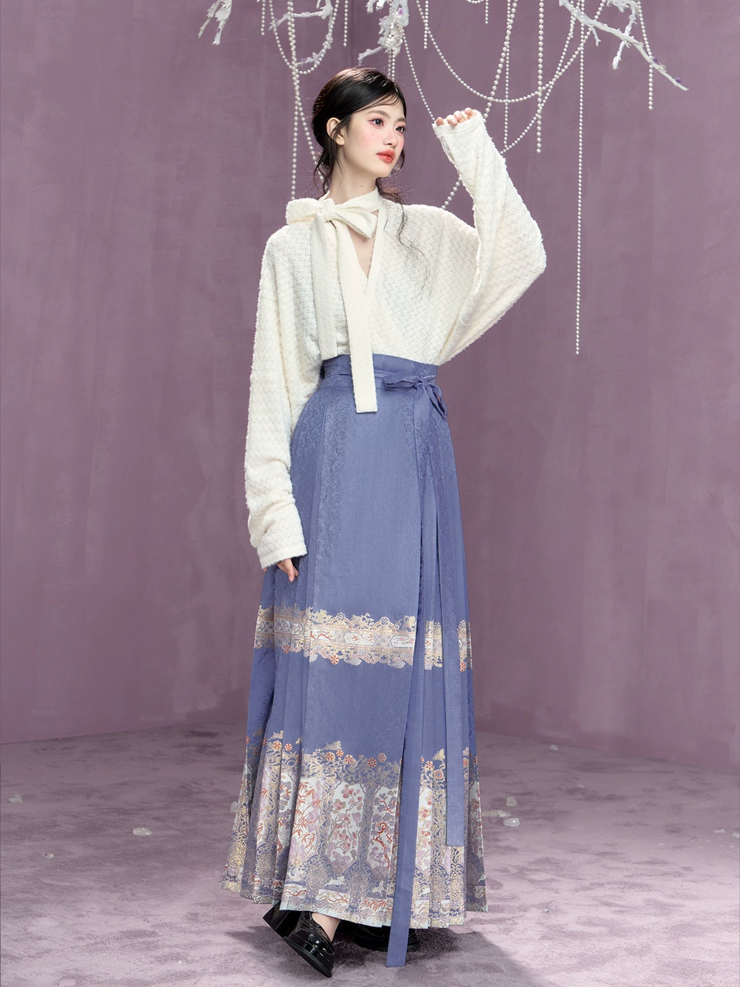 Lookbook Series Strings High-Grade Fabrics Ming Dynasty Hanfu Day-To-Day