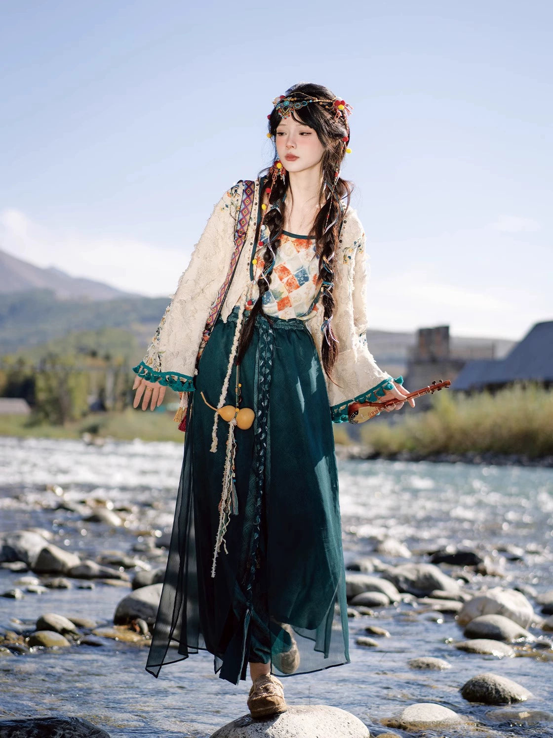 Lookbook Series Ethnic Autumn Hanfu Silky Bell