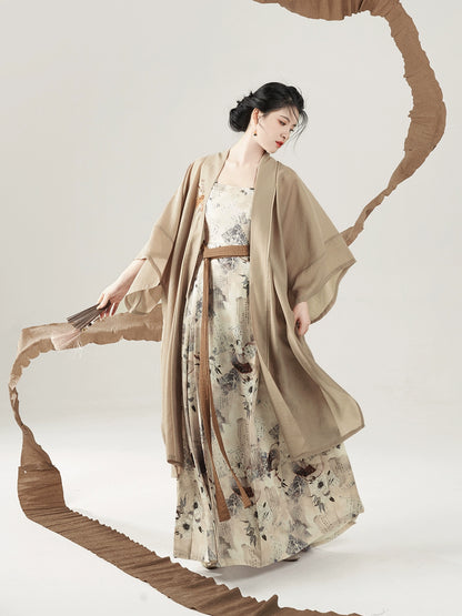 Lookbook Series Weaving Ming Dynasty Suspender Hanfu Dress