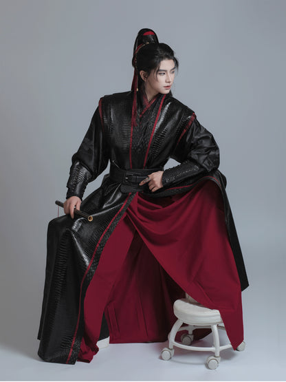 Male & Unisex Series Hanfu Dark Night Red Shadow