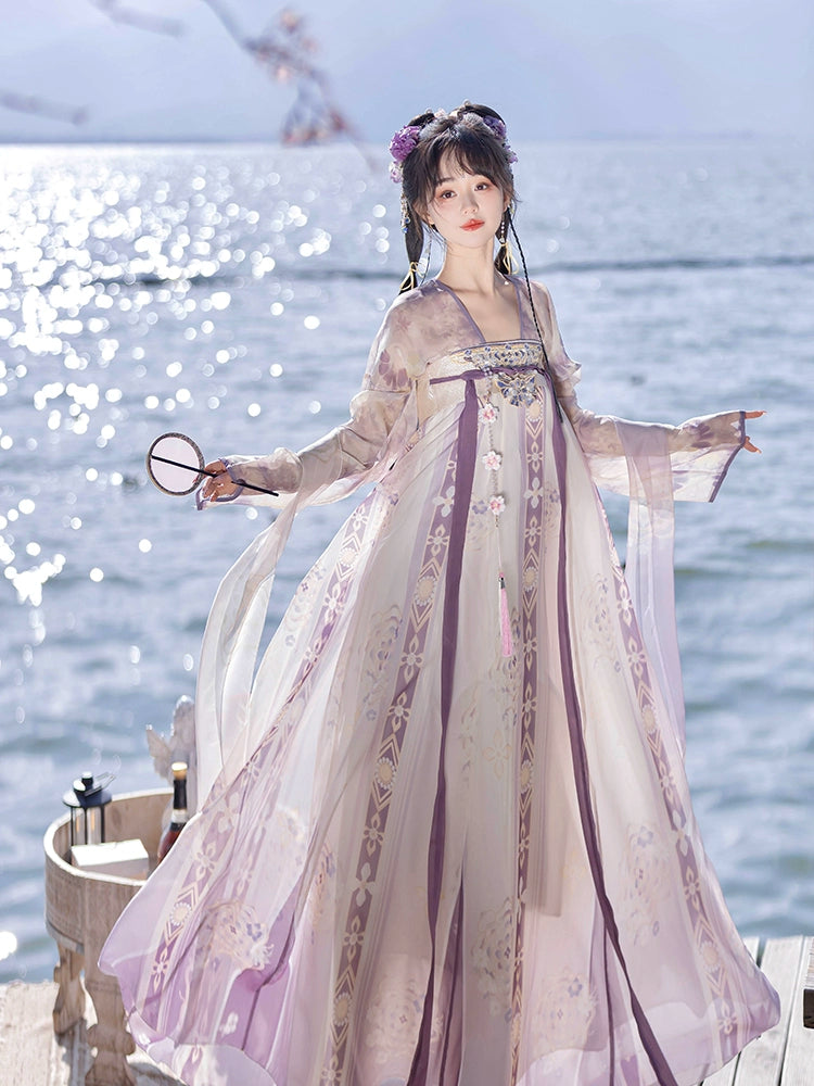 LOOKBOOK SERIES Tang Dynasty Long-Sleeved Shirt Hanfu