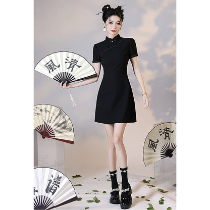 New Chinese Style Cheongsam Qipao Girlish Dressy Casual 45