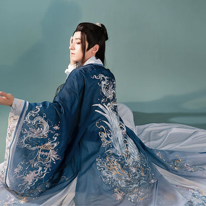 Wei Jin Original Hanfu Men Embroidery Poet