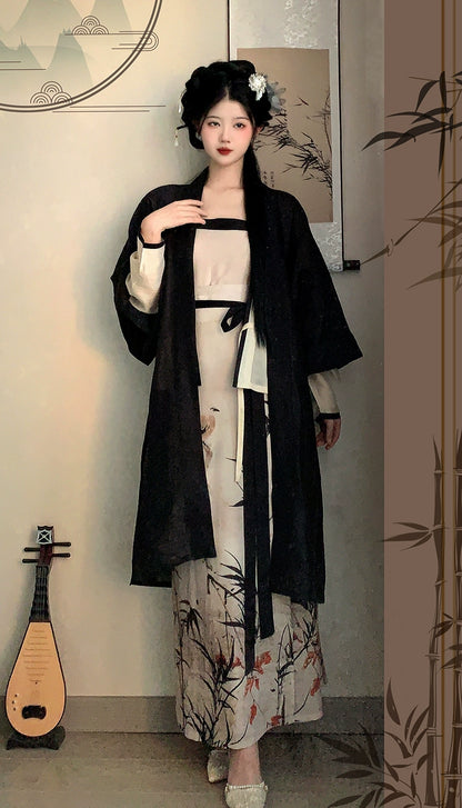 Lookbook Series Summer Autumn Hanfu Drawing Screen