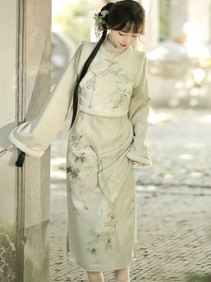 Neverland Series Han Elements Modern Hanfu White Apples