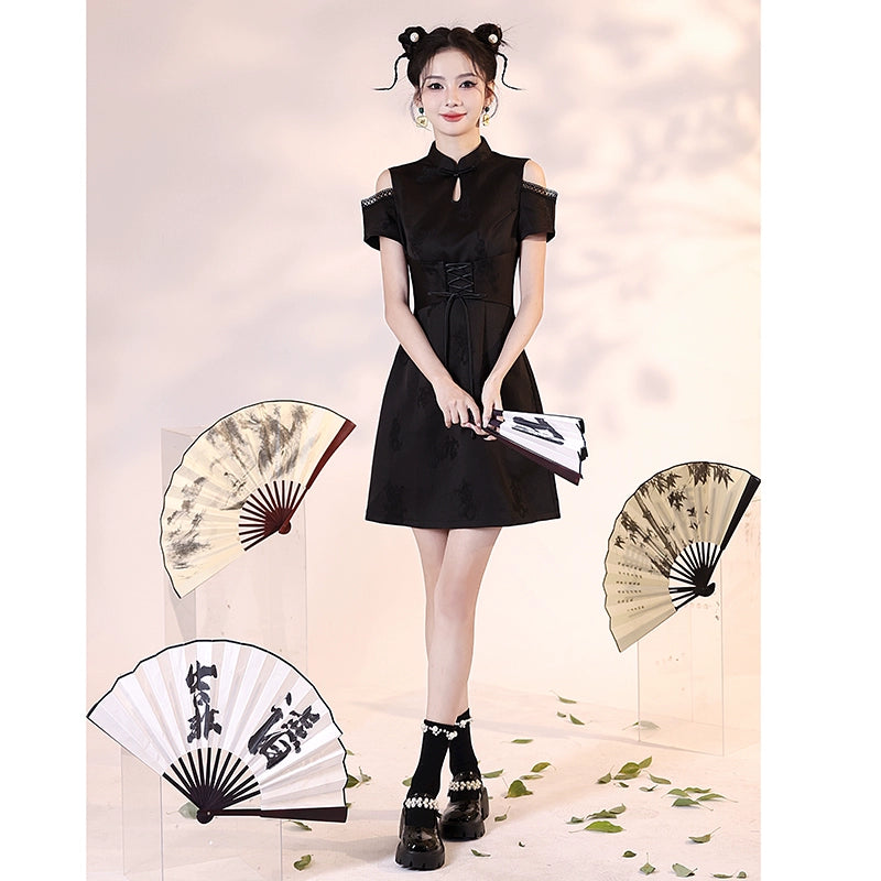 New Chinese Style Cheongsam Qipao Girlish Dressy Casual 17