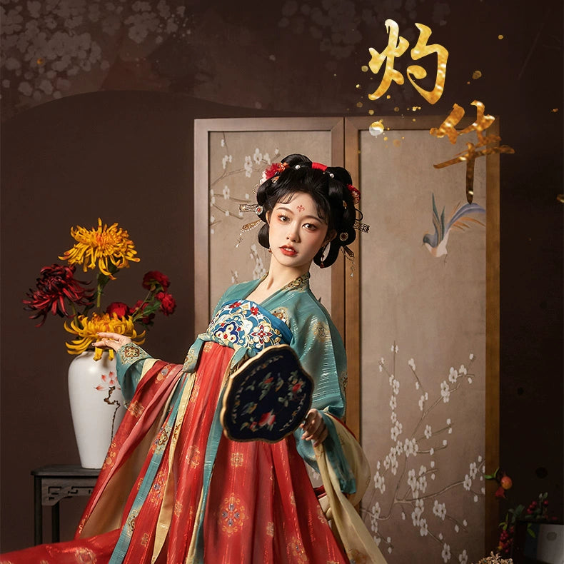 Women's Tang Dynasty Hanfu chest-length skirt 灼华 Summer