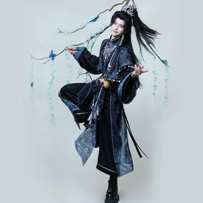 Flower Poetry Unisex Hanfu Verdant Call